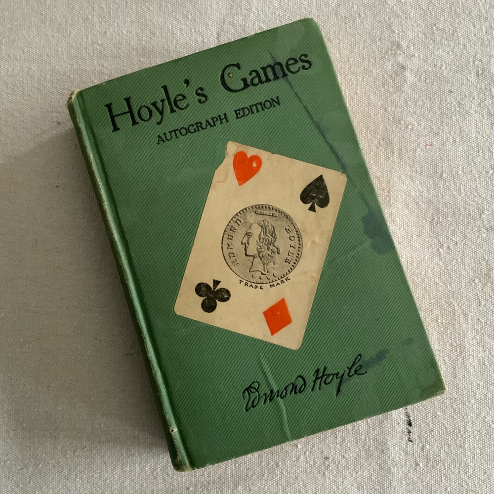 Hoyles Games Vintage Book